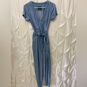 Abercrombie and Fitch Denim Jumpsuit